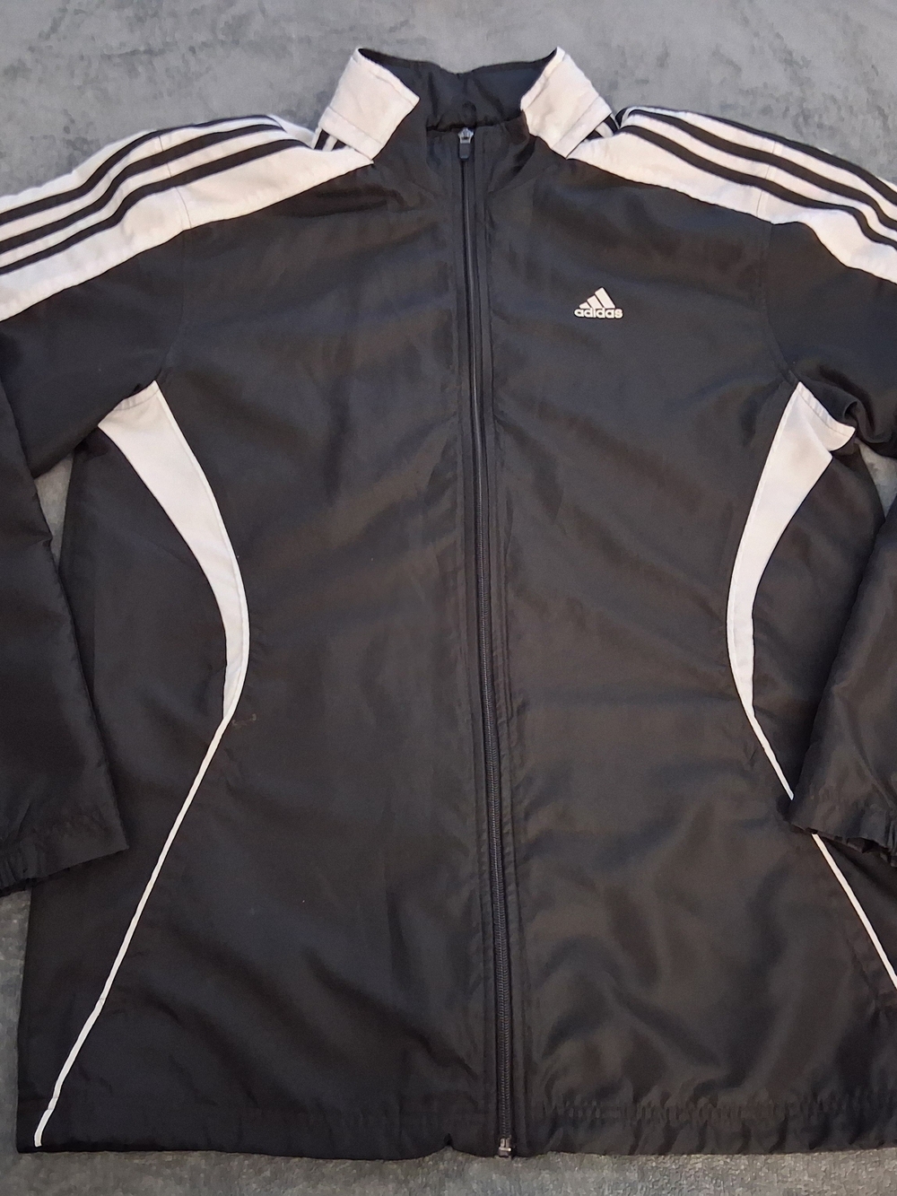 Adidas Women’s Black and White Track Jacket